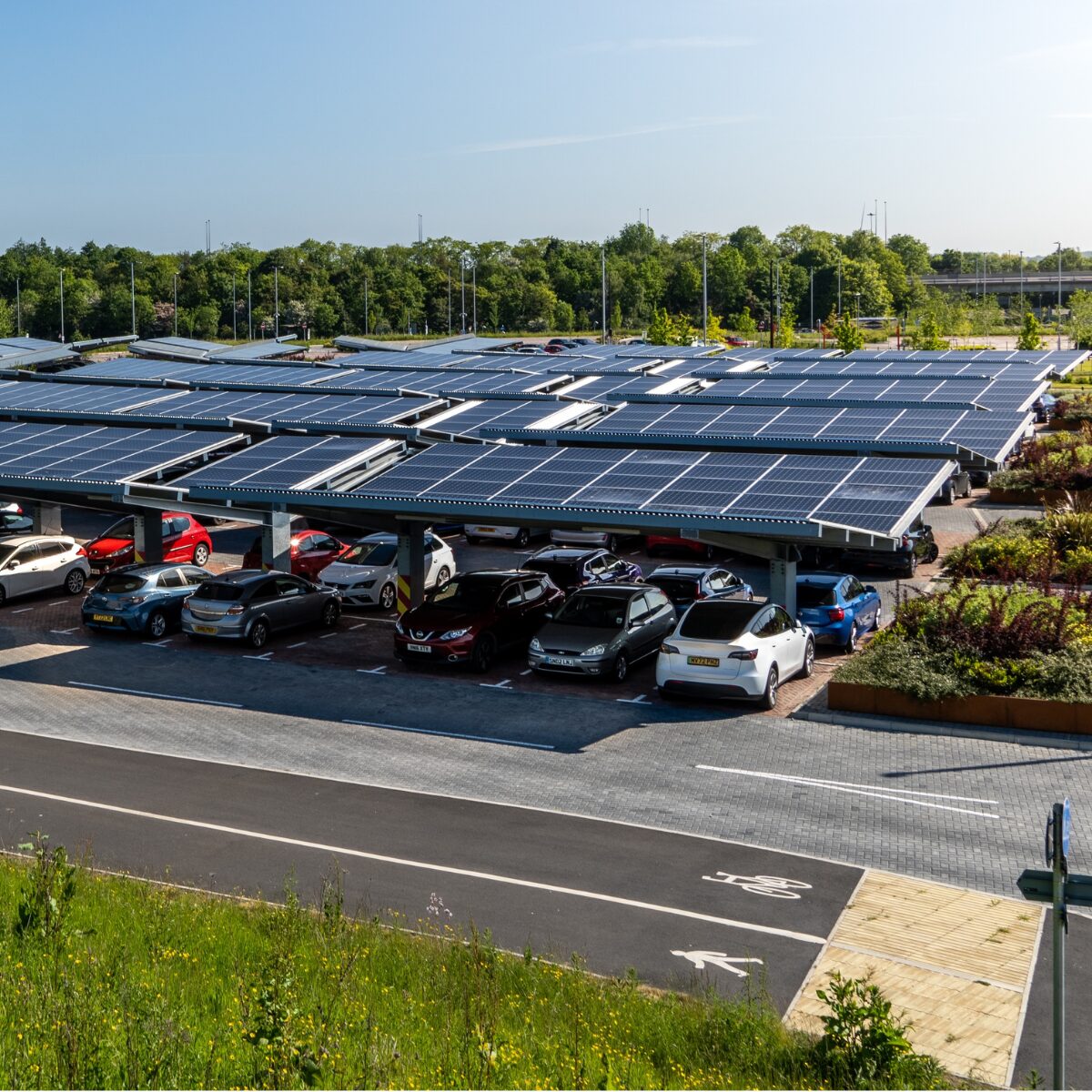 Parking et panneaux photovoltaïques